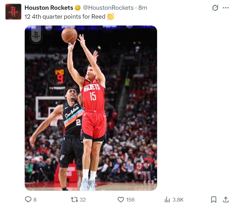 世界杯直播下载-谢泼德末节12分登全美热搜！火箭官方为他鼓掌 休媒盼给核心地位